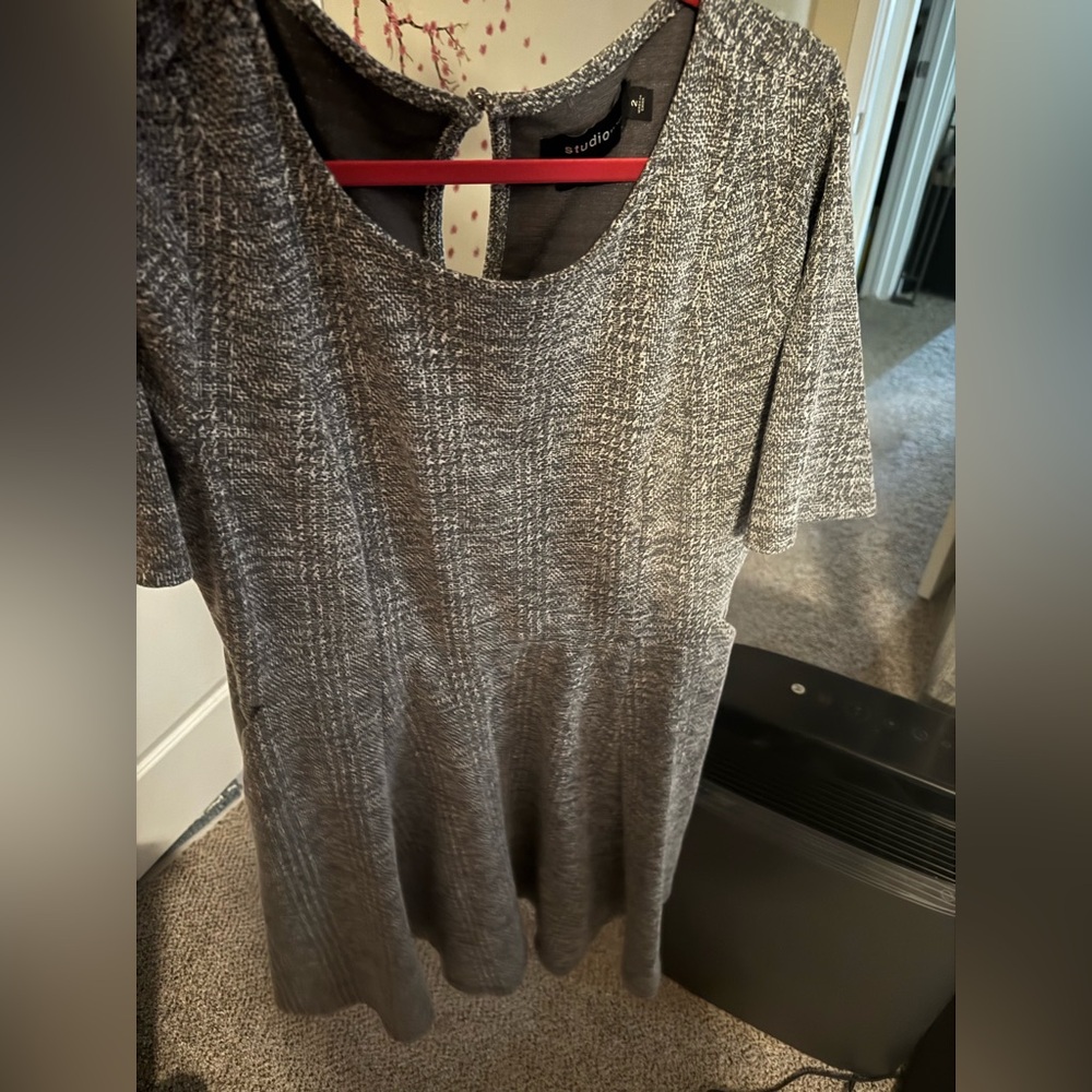 Torrid professional line gray dress with pock